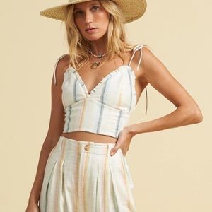 Billabong x The Salty Blonde Northern lights crop top